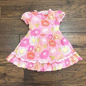 Hollis Baker Bright Purple Floral Dress